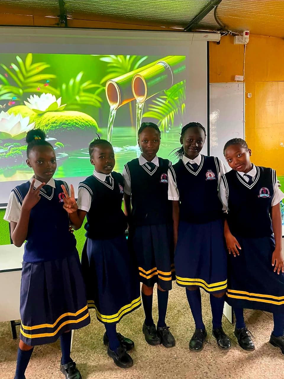 Junior School learners in a digital classroom